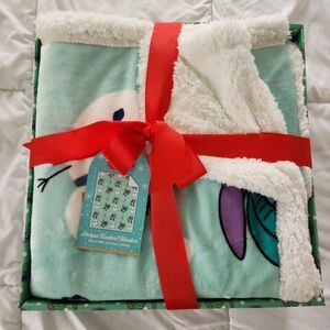 Disney Stitch Sherpa Blanket with Gift Box